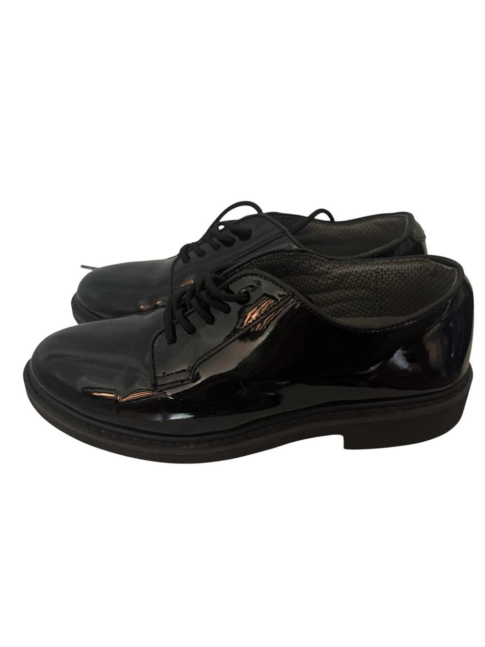 Rothco Hi Gloss Oxford Shoes Mens 9R Black Military Uniform Dress